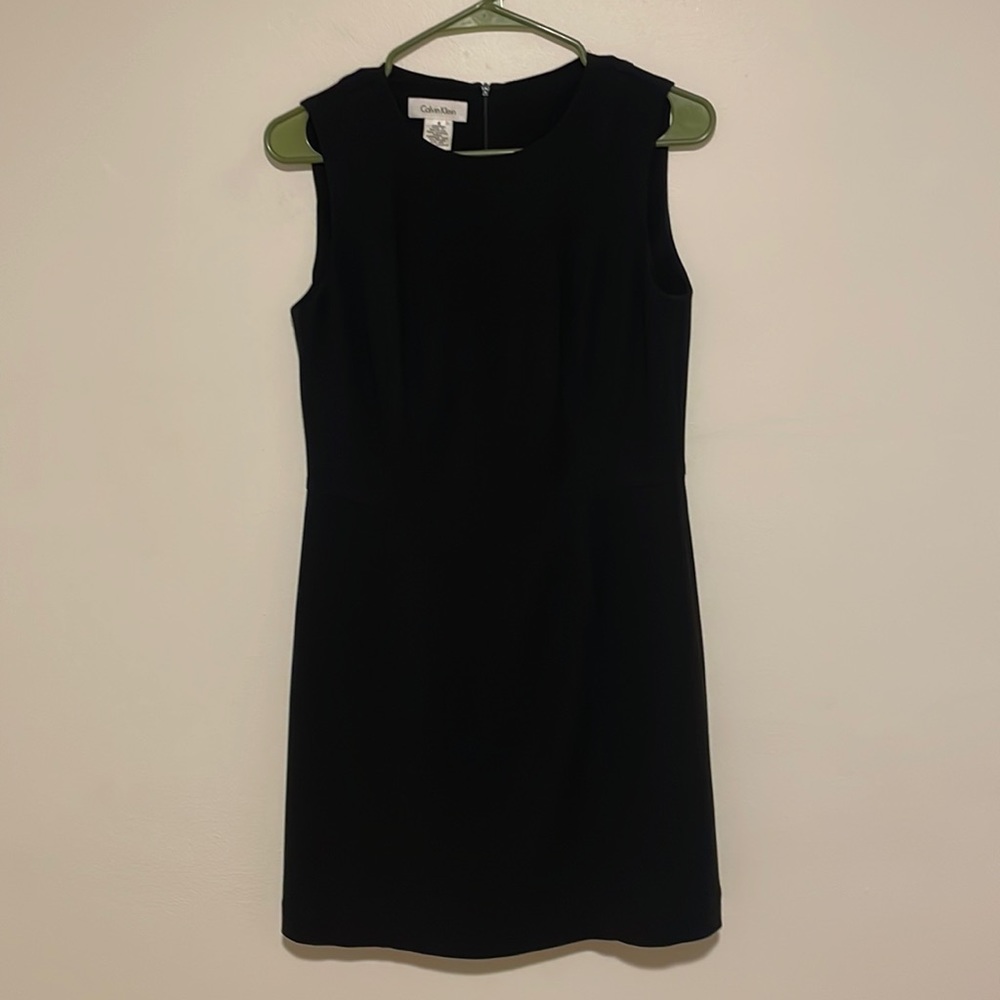 Calvin Klein Size 4 Classic Black Dress